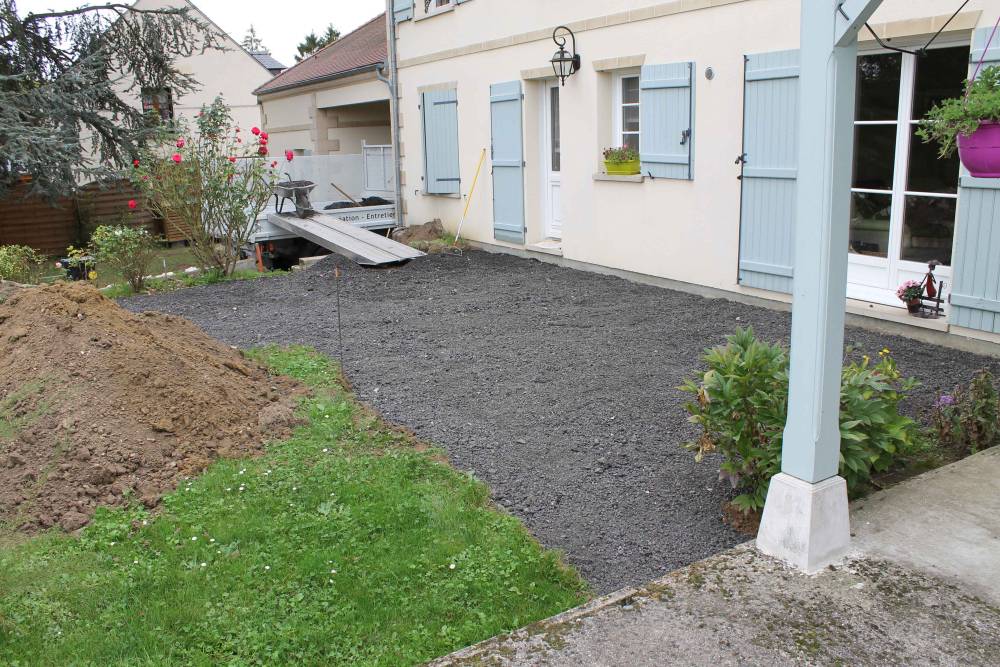 préparation pour terrasse dans l'oise