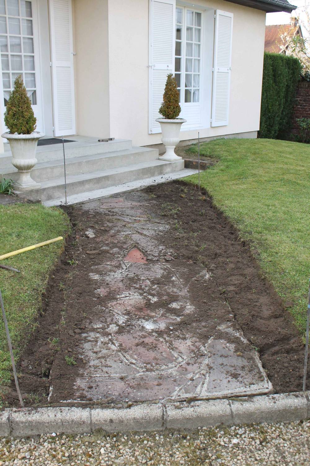 Rénovation de l'allée principale