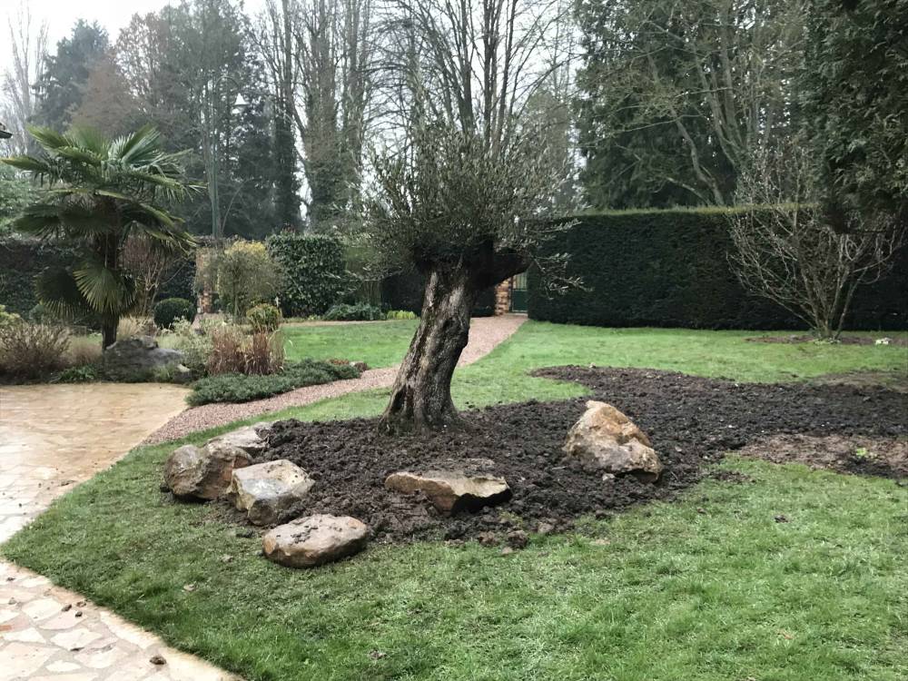 Jardinage par un paysagiste dans l'oise