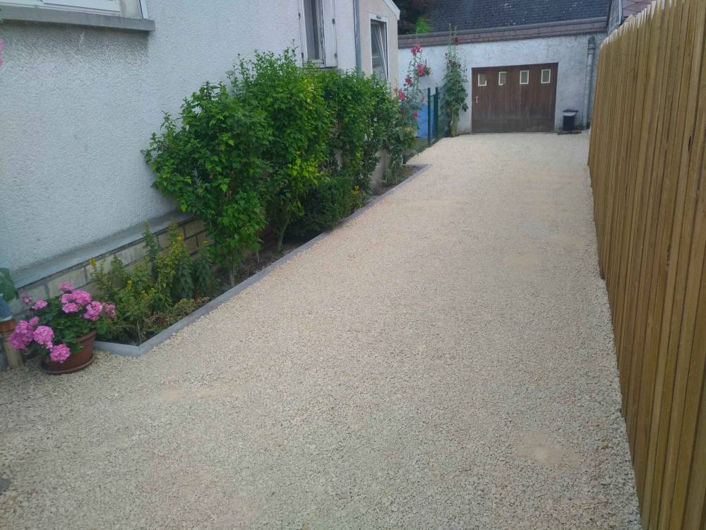 création d'une allée arrière