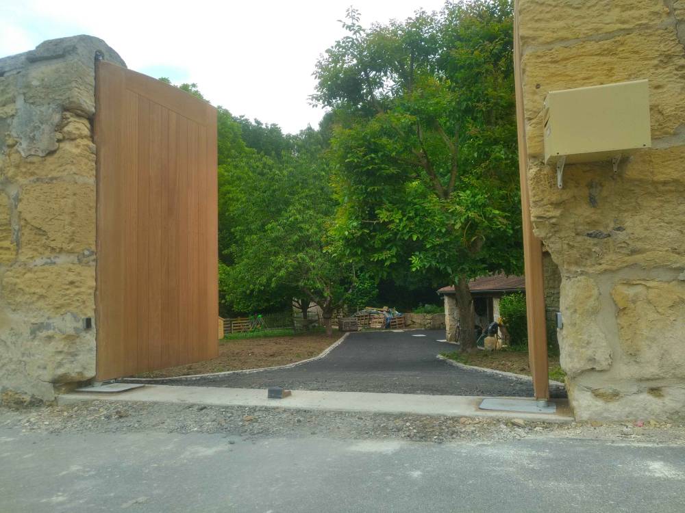 Création d'allée principale par Thibaut élagage